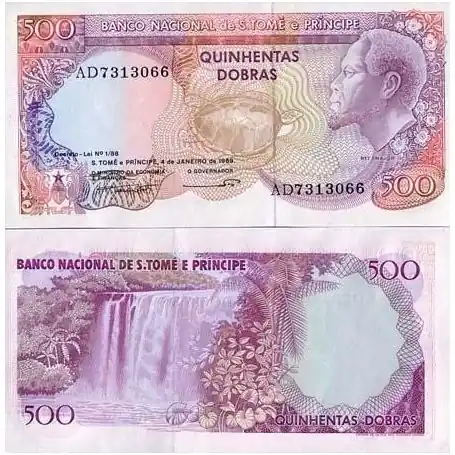 Billet de banque Saint Thomas & Prince Pk N° 61 - 500 Dobras Livraison Gratuite