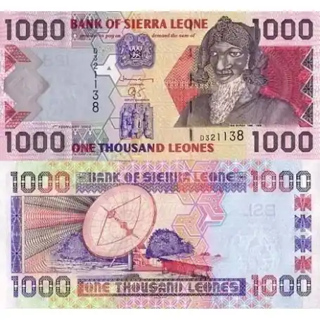 Billet de banque Sierra Leone Pk N° 24 - 1000 Leones Dernière Chance