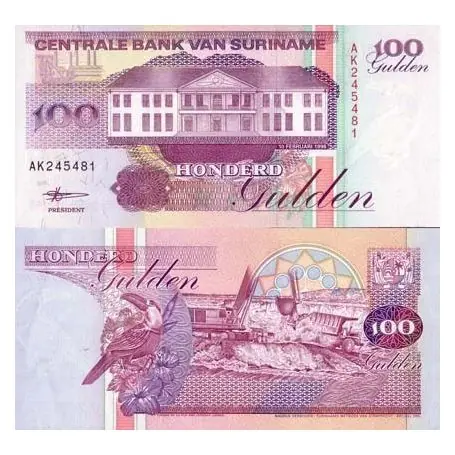 Meilleur Prix Billets banque SURINAM Pk N° 139 - 100 Gulden
