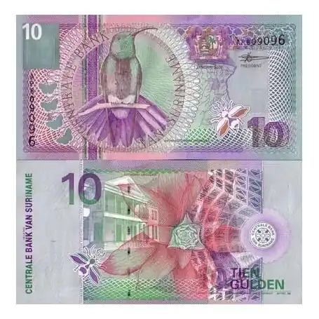 Remise Billets de banque SURINAM Pk N° 147 - 10 Gulden