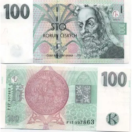 Billet de collection Tcheque Republique Pk N° 18 - 00 Korun Nouvelle Collection