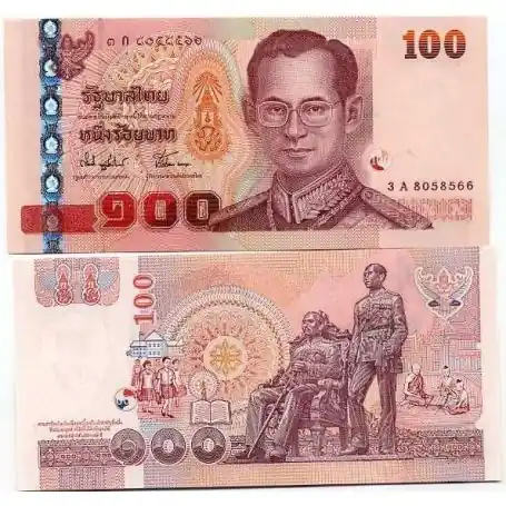 Dernier Modèle Billets collection Thailande Pk N° 113 - 100 Baht