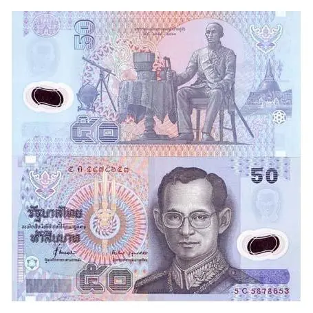 Authentique Billets de banque Thailande Pk N° 102 - 50 Baht