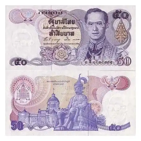 Billet de collection Thailande Pk N° 90 - 50 Baht Achetez Aujourd’hui