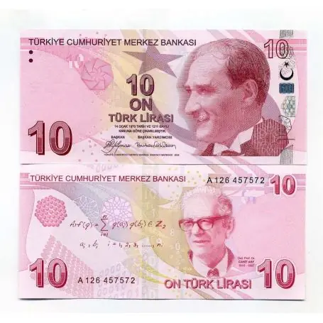 Billets collection TURQUIE Pk N° 223 - 10 Lira Meilleur Prix