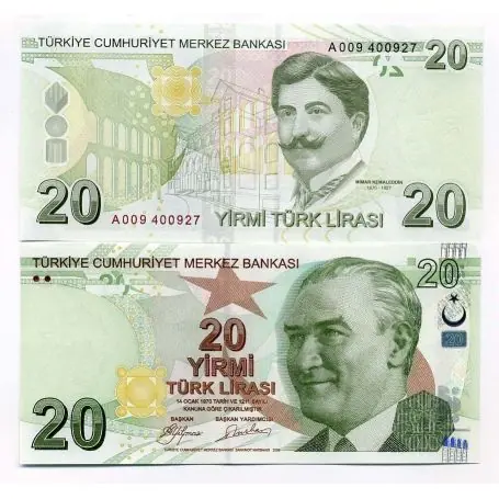 Billet de collection TURQUIE Pk N° 224 - 20 Lira Premium