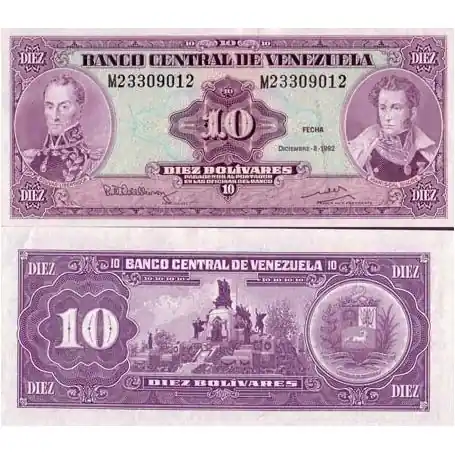 Prix Réduit Billets collection Venezuela Pk N° 61 - 10 Bolivares
