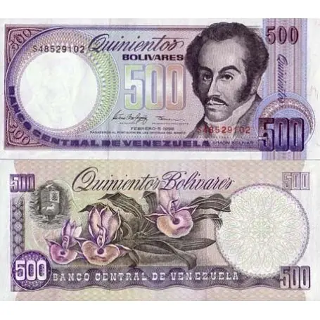 Édition Limitée Billet de banque Venezuela Pk N° 67 - 500 Bolivares