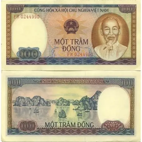 Billets banque Vietnam Nord Pk N° 88 - 100 Dong Promotion