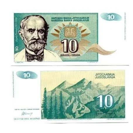 Meilleure Qualité Billet de collection Yougoslavie Pk N° 138 - 10 Dinara