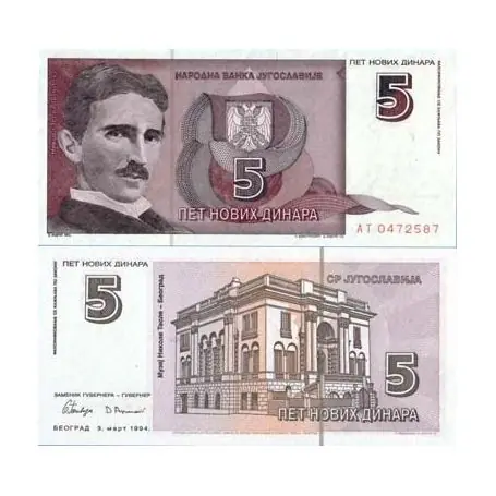 Bon Plan Billet de banque Yougoslavie Pk N° 148 - 5 Dinara