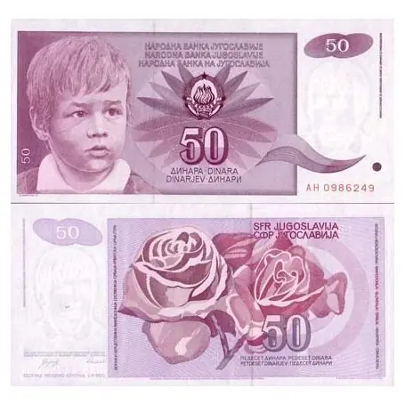 Billets banque Yougoslavie Pk N° 104 - 50 Dinara Meilleur Choix