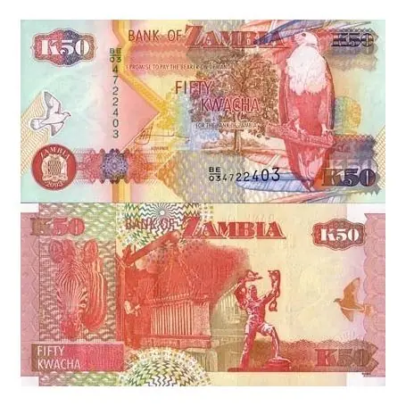 Bon Plan Billets collection Zambie Pk N° 44 - 1000 Kwacha