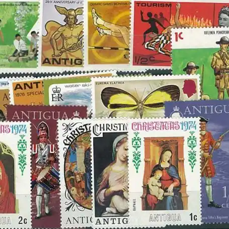 Quantité Limitée Collection de timbres Antigua neufs