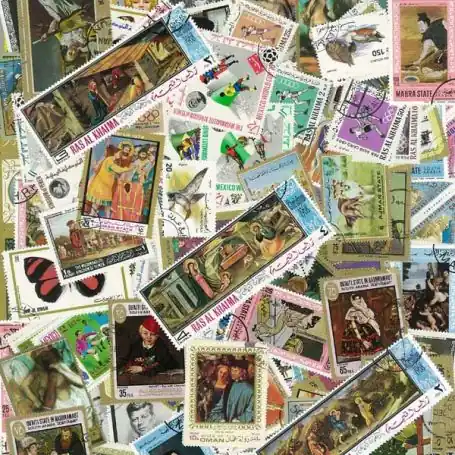 Collection de timbres Arabie oblitérés Livraison Mondiale
