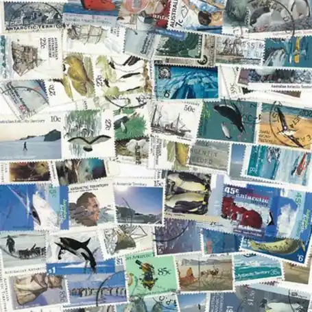 Collection de timbres Australie Antarctique oblitérés Top Vente