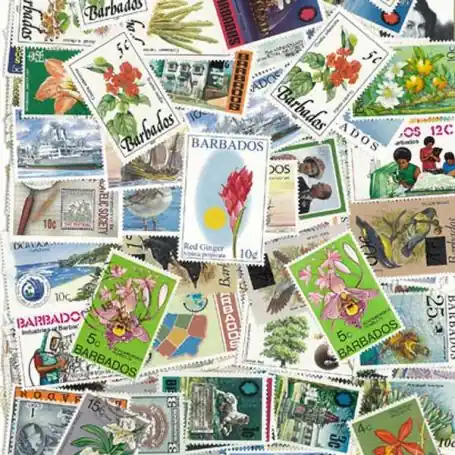 Collection de timbres Barbade oblitérés Acheter En Ligne