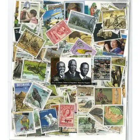 Collection de timbres Bechuanaland Botswana oblitérés Exclusif