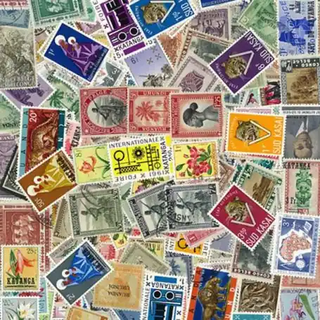 Pas Cher Collection de timbres Belgique Colonies Avt 61 oblitérés