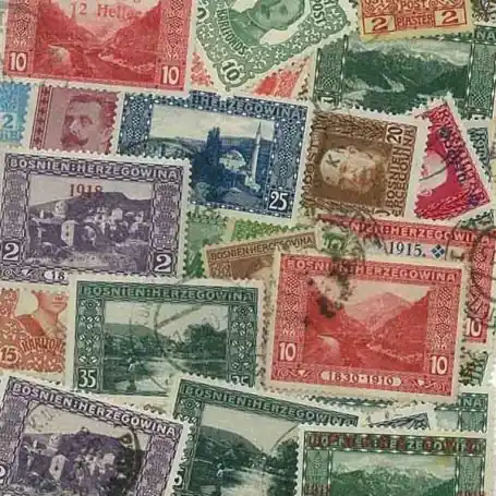 Prix Cassé Collection de timbres Bosnie Avt 40 oblitérés
