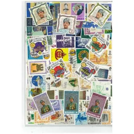 Solde Collection de timbres Brunei oblitérés