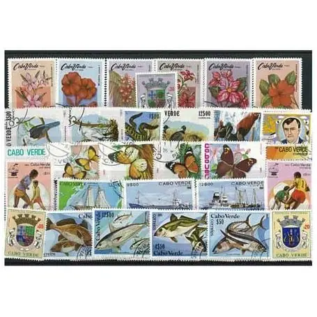 Vente Flash Collection de timbres Cap Vert oblitérés