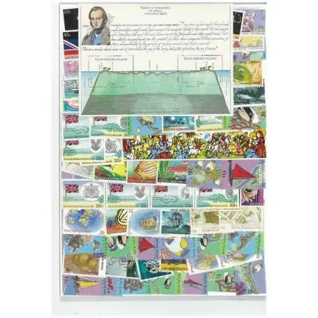 Collection de timbres Cocos Keeling oblitérés Offre Limitée