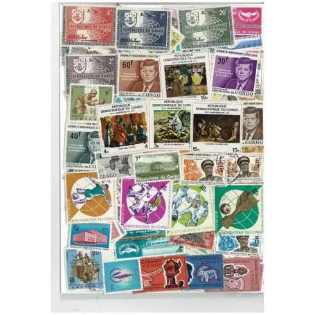 Prix Promo Collection de timbres Congo Belge Avt 1961 oblitérés