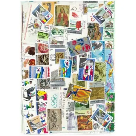 Collection de timbres Coree Du Sud oblitérés Meilleur Choix