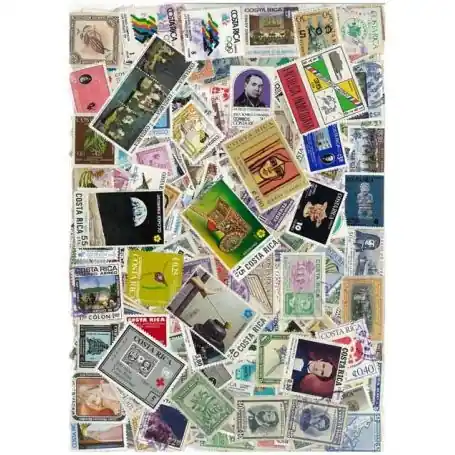 Collection de timbres Costa Rica oblitérés Pas Cher