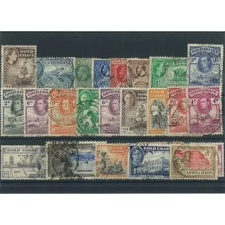 Meilleure Vente Collection de timbres Cote De L'Or oblitérés