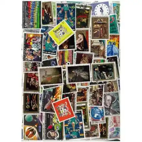 Collection de timbres Dahomey oblitérés Top Vente