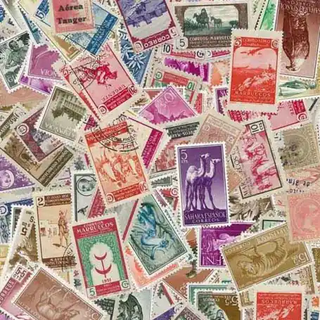 Collection de timbres Espagne Colonies oblitérés Prix Choc