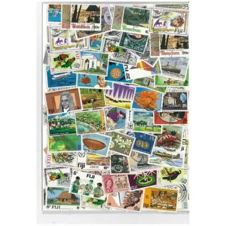 Collection de timbres Fidji oblitérés Commande En Gros