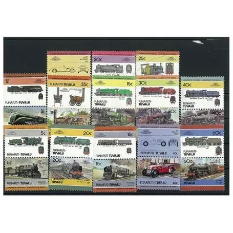 Collection de timbres Funafuti oblitérés Nouvelle Collection