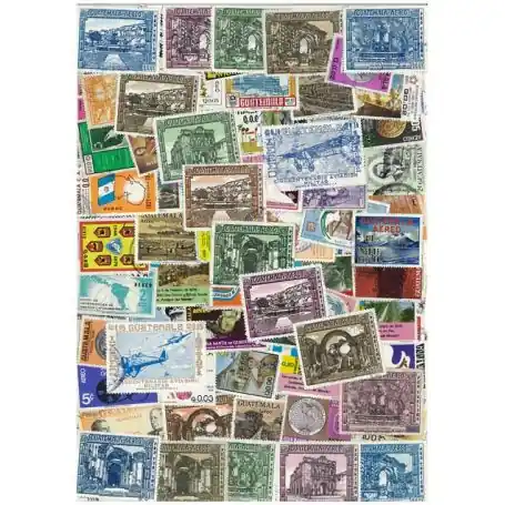 Collection de timbres Guatemala oblitérés Exclusif