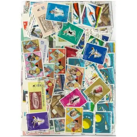 Collection de timbres Haiti oblitérés Bon Marché