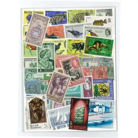Collection de timbres Honduras Britannique oblitérés Acheter En Ligne