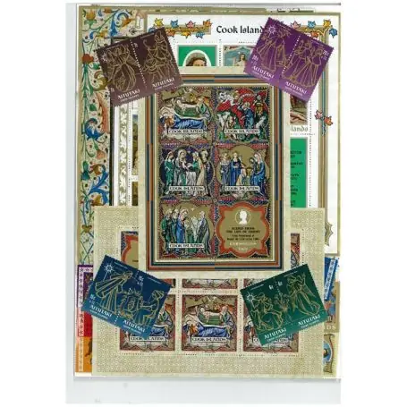 Collection de timbres Iles Cook oblitérés Soldes