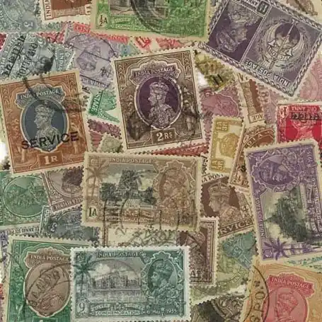 Collection de timbres Inde Anglaise oblitérés Soldes