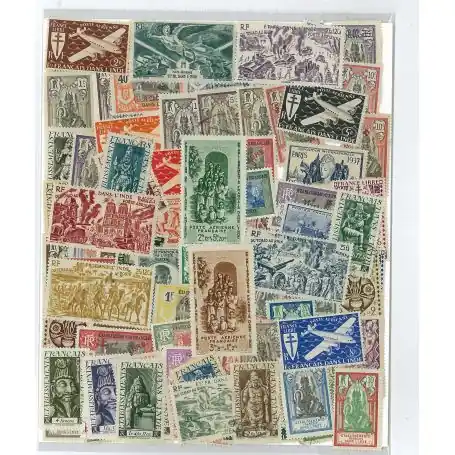 Offre Du Jour Collection de timbres Inde Francaise oblitérés