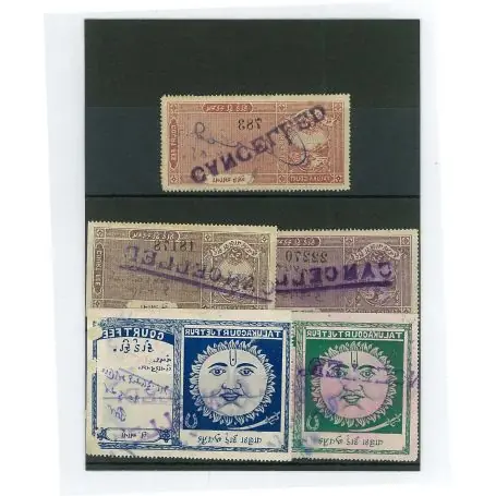 Collection de timbres Jetpur oblitérés Acheter Direct