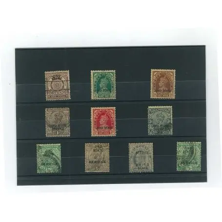 Collection de timbres Jind oblitérés Édition Limitée