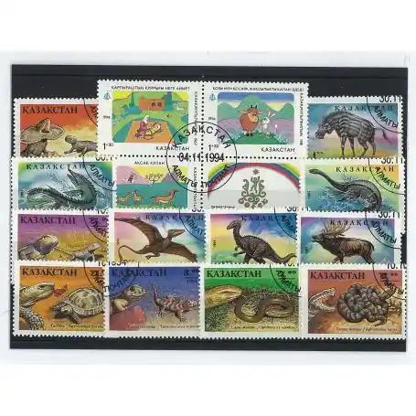 Collection de timbres Kazakhstan oblitérés Quantité Limitée