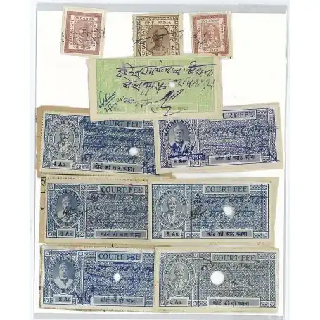 Collection de timbres Kotah oblitérés Quantité Limitée