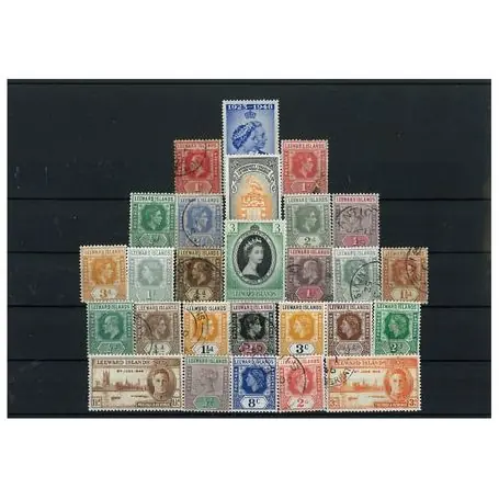 Acheter En Ligne Collection de timbres Leeward oblitérés