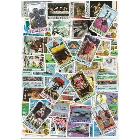Livraison Mondiale Collection de timbres Liberia oblitérés