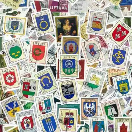 Collection de timbres Lituanie oblitérés Édition Limitée