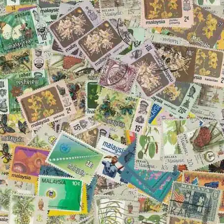 Collection de timbres Malaisie oblitérés Acheter En Ligne
