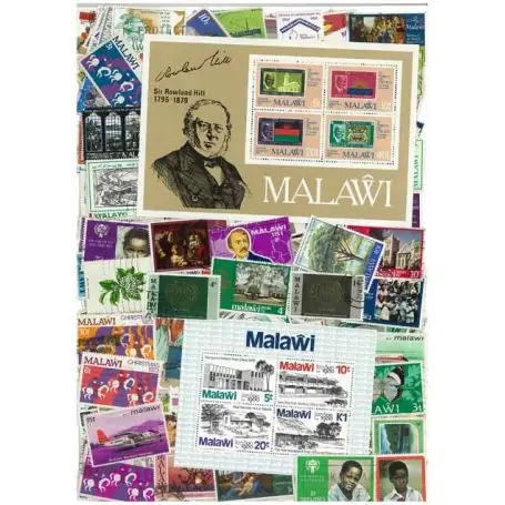 Livraison Gratuite Collection de timbres Malawi oblitérés